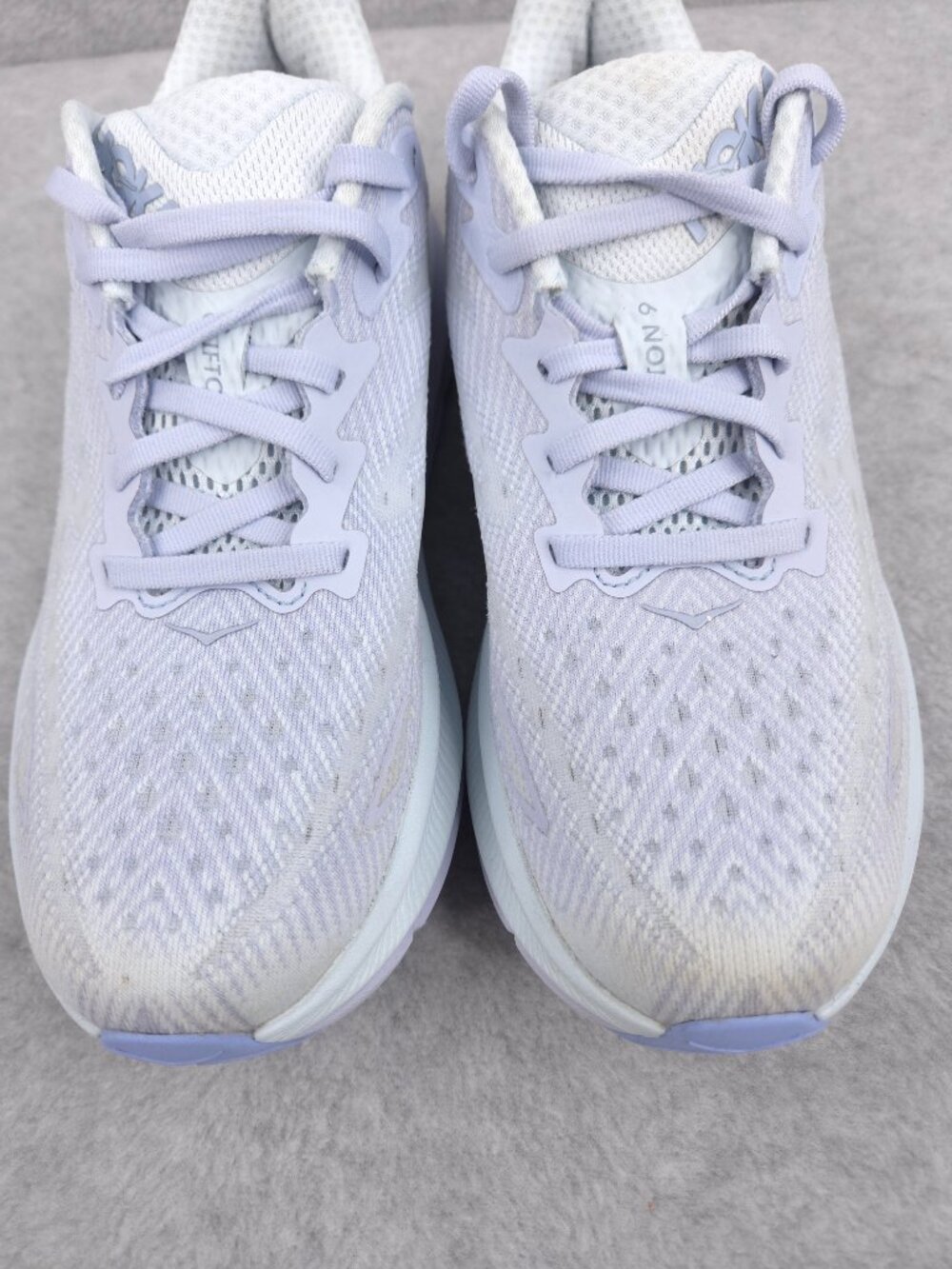 Hoka One One Clifton 9 Womens 8.5 B Ether Illusion Athletic Running Sneakers - Picture 3 of 12